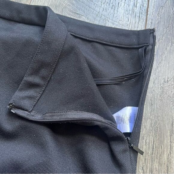 A/X Armani Exchange Black and Royal Blue Color Block Pencil Skirt Mini Skirt Med - Picture 7 of 7
